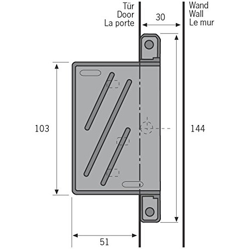 Abus ABUS Fas97 Window Security – Additional Window Lock for Side Hinges – Safety Level 10-35217 – White 2