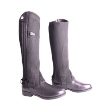 AK Prince Breathable Horse Riding Half Chaps AKRS-1885 (Black, XS)