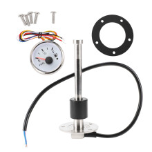 A ABSOPRO 150mm Fuel Sending Unit and Gauge Kit 5.9" for Boat Vehicle Truck RV Fuel Sending Unit Marine Fuel Sender Unit