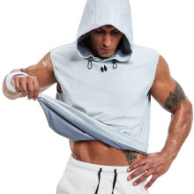 HOTSUIT Sauna Shirt for Men Weight Loss Sauna Vest Anti-rip for Men Sweat Shirt Waist Trainer Pullover Slimming Sauna Tank Top for Boxing Fitness on