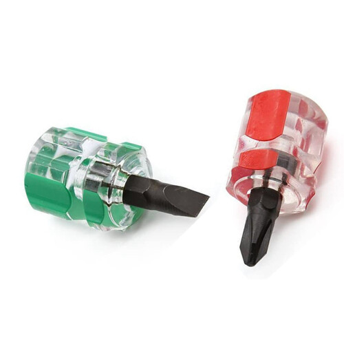 10x Screwdriver Z Shaped Screwdrivers Magnetic Slotted Phillips Double  Hand Tool Set 2