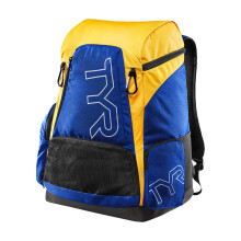 TYR Alliance Backpack - Royal/Gold, Medium/45 Litre