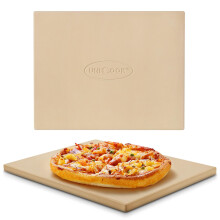 Unicook Pizza Stone, Cordierite Baking Stone for Oven and BBQ, Grilling Pizza Plate, Ideal for Making Bread, Cookies and More