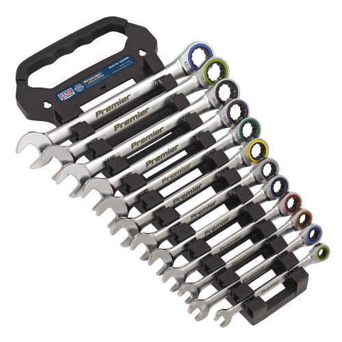 Sealey Sealey Combination Ratchet Spanner Set, 12pc - Platinum Series - AK63949