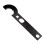 Survival Nut Wrench Multi-Function Carbon Steel Wrench Combo for Removal and Installation, Black 1