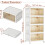 TidyTrove Storage Boxes with Lids 28L4 Tier Plastic Storage Box with L 2