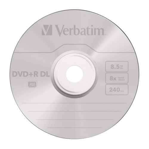 Verbatim Verbatim 43757 DVD+R 8x DL Matt Silver 25 pack 2