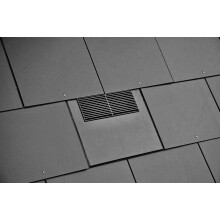 Beddoes Products Inline Slate Vent for 600 x 300mm & 24 x 12 Inch Roof Slates for Loft Ventilation | UK Made | Easy Install