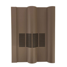 Beddoes Products Roof Tile Vent to Fit Marley or Redland 50 Double Roman with Flexi Pipe Adaptor (Dark Red - Sanded)