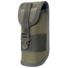 Glasses Pouch Portable Sunglasses Case Goggle Storage Protection Bag Nylon Waterproof Flashlight Pouch,Green