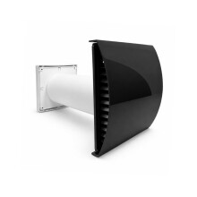 Fantronix 100mm (4”) Passive Wall Air Intake Vent Grille Kit with Filter – Fresh Air Vent for Condensation & Damp Control