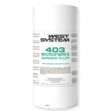 WEST SYSTEM 403 Microfibres Filler 800g - Thickens Epoxy for Wood, Marine & Fibreglass Repair - Waterproof
