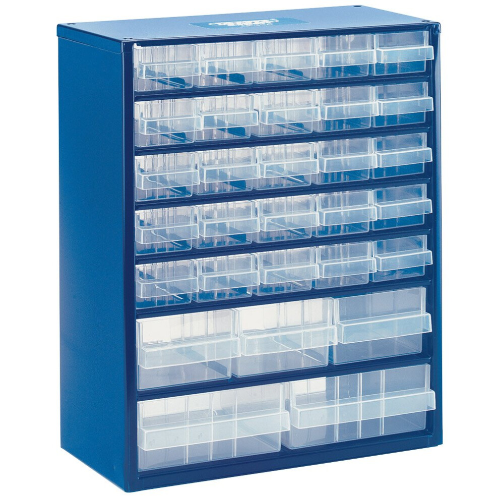 Draper 30 Compartment Storage Cabinet | Multi Drawer Garage, Shed And Home Organiser | Steel Frame Craft Storage | 89470 5051227927675