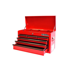 Hilka G208C6BBS BBS Heavy Duty 6 Drawer Tool Chest, Red, Medium