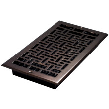 Decor Grates AJL612W-RB Oriental Wall Register, Rubbed Bronze Finish, 6x12