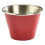 Genware NEV-RAMST2R Stainless Steel Ramekin, 2.5 oz., Red 1