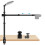 Ailight Overhead Camera Mount Desk Stand, Tabletop Webcam Mount with 2-Section Adjustable Telescopic Boom Arm 1
