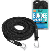 Bungee Anchor Rope Boat Anchor Rope Bungee Anchor Line Elastic Anchor Snubber 14ft to 25ft Black