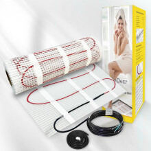 YeloDeer 230V Electric Underfloor Heating Kit with 2m Flexible Conduit 200w/m², 9.0, Heating Floor Mat for Floor Tiles, Ceramic, Porcelain