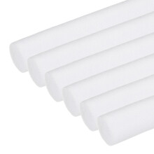 PATIKIL Backer Rod 1-1/2 In x 3.3 Ft, 6 Pcs Foam Rod Caulk Saver Expansion Joint Filler Rope Weather Strip Foam Noodle for Gaps Concrete Crack