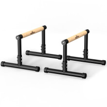 RELIFE REBUILD YOUR LIFE Dip Bars Stands Fitness Home Training Parallel Bars Calisthenics Station Street Workout (Black-3)