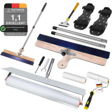 VKE Spiked Roller Self Levelling with Splash Guard, Screeding Tools, Floor Squeegee Heavy Duty for Self Levelling Compound