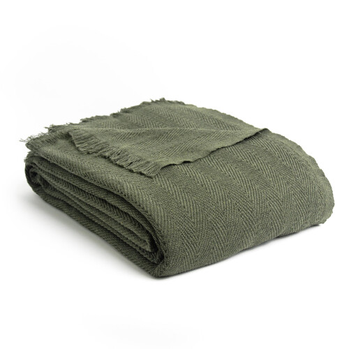 Milam London Bed Throw King Size Cotton Throws for Sofas Large 2