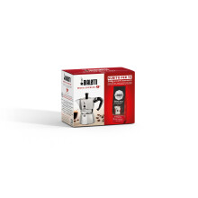 Bialetti 3544 3tz Express Moka Pot with Perfect Classic Moka 250 g, Black