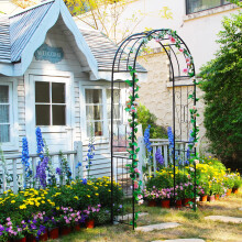SCENDOR Metal Arbour, Wedding Arch Trellis, Perfect Outdoor Archway for Climbing Plants, Vines, and Roses