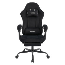 WOTSTA Gaming Chair for Adults, Ergonomic Gaming Chair with Footrest, Lumbar Support and Headrest, Adjustable Height computer chairs gaming