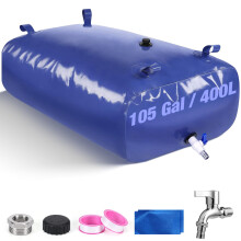 Gifeerory RV Water Tank 30 gal /113 L Collapsible Portable Water Storage Bladder, Storage Containers for Camping, Drought Resistance, Emergency Water