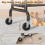 EAGMAK Double Clothes Rail on Wheels Load 120 KG, with Storage Shelf, Black 5