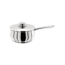 Stellar Classic Stainless Steel Saucepan with Lid 16cm, 1.3 Litre Capacity, Induction Ready, Oven Safe, Dishwasher Safe