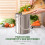 Premium Quality Stainless Steel Compost Bin 1.3 Gallon, Includes Charcoal Filter - Utopia Kitchen 5