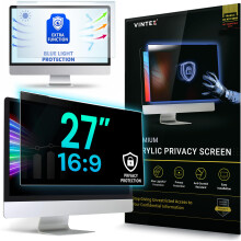 VINTEZ Acrylic 27 Inch Computer Privacy Screen Filter Compatible With 27 inch iMac (2012-2020) - 24.1" x 15.1" (612 x 384mm)