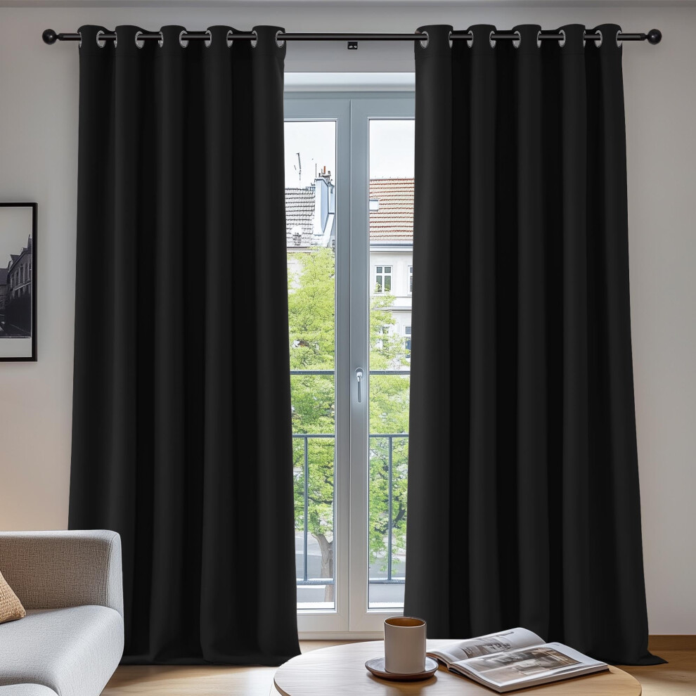 Photos - Other for Repair Deconovo Blackout Curtains Eyelet Super Soft Thermal Insulated Window Treatment Ring Top Blackout Curtains for Livingroom 66 