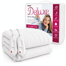 (Non-Woven, Double) Mylek Heated Electric Blanket Machine Washable