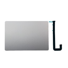 ICTION New Touchpad Trackpad with Flex Cable Replacement for MacBook Air 13.6'' M2 A2681 Trackpad 2022 Year (Silver)