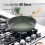 Kitchen Academy Non Stick Cookware Set, 10 PCS with Detachable Handle Green 5