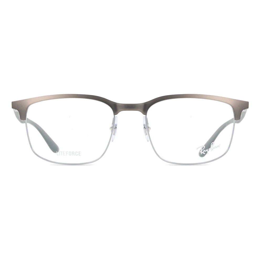 Ray - Ban Unisex Grey Rx6518 2620 Optical Frames Metal Transparent Squared Normal - Image 3