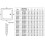 400x400mm Access Panels Inspection Hatch Access Door ABS Plastic 2