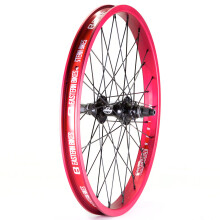 Eastern Bikes Throttle 20 Inch BMX Wheel – Double Wall Rim, Sealed Bearing Hub, Front or Rear, BMX Freestyle Wheel (Red, Rear (14mm))