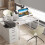 ODK 100x48 cm Desk, Computer Desk for Home Office, White 5