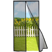 Risareyi Magnetic Fly Screens for Doors 165x255cm, Black