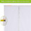 Risareyi Magnetic Fly Screens for Windows 155x160cm, White 4