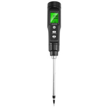 LCD Digital Soil Tester 0.00-10.00mS/cm Soil EC Meter Handheld EC/TEMP 2-in-1 Soil Detector ATC Temp Detection