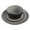 Gibson Soho Lounge Sofia Coupe Dinnerware Set, Service for 4 (12pcs), Grey 3