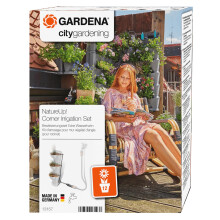 GARDENA 13157-20 Natureup! Corner Irrigation Tap Set, Grey, 5.5x22x32 cm