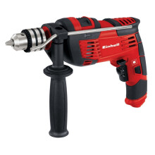 Einhell Impact Drill 1010W, Hammer Drill with Auxiliary Handle, Soft Grip, Speed Control