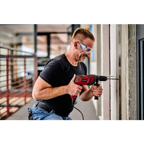 Einhell Einhell 720W Impact Drill with Drill Bit Set and Case - Hammer Drill with Auxiliary Handle, Soft Grip, Speed Control 1